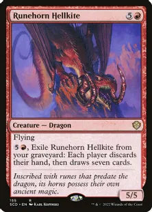 (155)《ルーン角のヘルカイト/Runehorn Hellkite》[SCD] 赤R